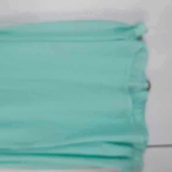 Sellecca Vintage Lite Blue Chiffon Pleated Pearl Embroidered Collar Blouse Sz.16 - Picture 7 of 8